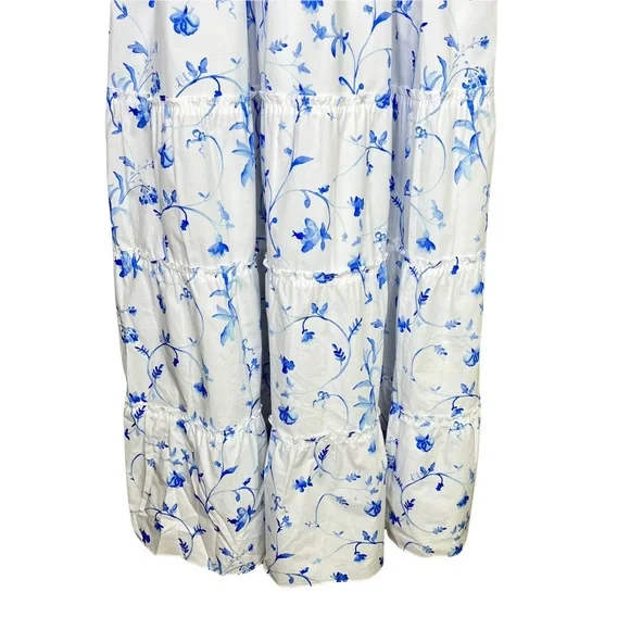 NEW Hill House Ellie Nap Dress in Blue Botanical Large - Picture 9 of 14